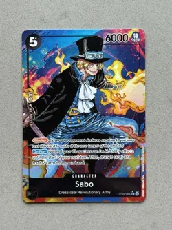 Sabo OP04-083 Alternate Art Parallel One Piece Kingdoms of Intrigue English Card - Image 1