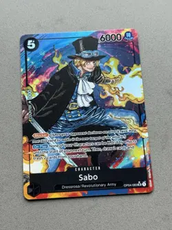 Sabo OP04-083 Alternate Art Parallel One Piece Kingdoms of Intrigue English Card - Image 3
