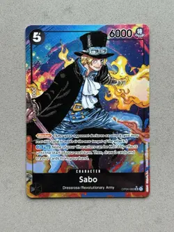 Sabo OP04-083 Alternate Art Parallel One Piece Kingdoms of Intrigue English Card - Image 4