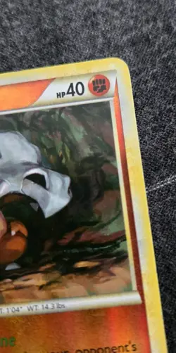 Cubone 60/102 Pokemon TCG Card Vintage Reverse Holo - MP - Image 4