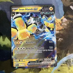 Iron Hands ex (Prismatic Evolutions 31/131) double rare Pokemon TCG card - Image 1