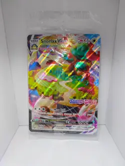Snorlax VMAX JUMBO Card 142/202 Gamestop Promo Pokemon Sword & Shield Sealed - Image 1