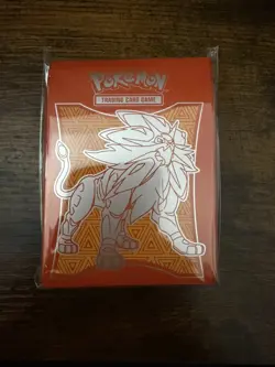 Pokemon TCG Sun & Moon Elite Trainer Box ETB Solgaleo Deck Card Sleeves - Image 1