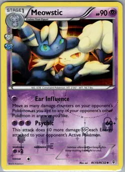 Meowstic RC15/RC32 Holo Generations: Radiant Collection - Pokemon Card - NM - Image 1