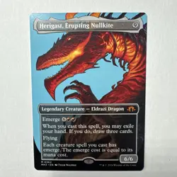 x1 Herigast, Erupting Nullkite - Foil - Borderless MTG Modern Horizons 3 - Image 1