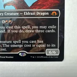 x1 Herigast, Erupting Nullkite - Foil - Borderless MTG Modern Horizons 3 - Image 4