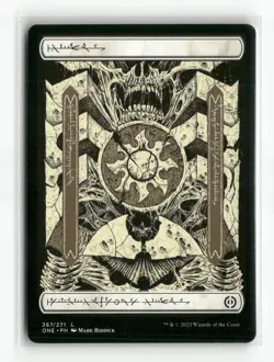 Plains (267) - Full Art Phyrexia: All Will Be One Regular - Image 1