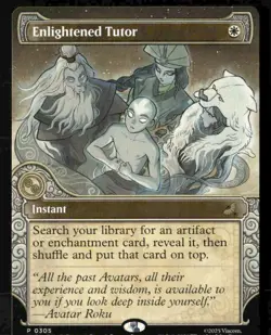 MTG TLE Enlightened Tutor (Showcase) Normal NM - Image 1