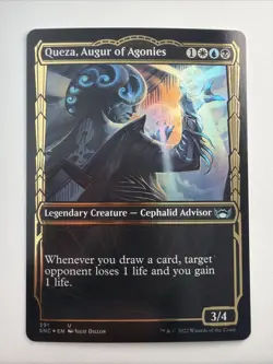 Queza, Augur of Agonies (Gilded Foil) Streets of New Capenna Foil - Image 1