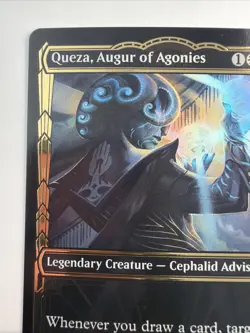 Queza, Augur of Agonies (Gilded Foil) Streets of New Capenna Foil - Image 2