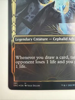 Queza, Augur of Agonies (Gilded Foil) Streets of New Capenna Foil - Image 5