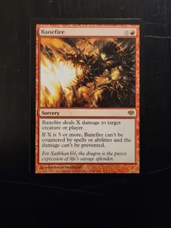 Banefire, Conflux, NM, MTG-Magic the Gathering, Regular - Image 1