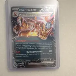 Pokemon Charizard ex 196 Sv: Scarlet & Violet Promo Cards Tera Holo 330 HP Promo - Image 1