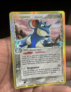 Pokemon Nidoqueen 7/101 Delta Species Holo Dragon Frontiers STAMPED Rare MP 2006 - Image 1