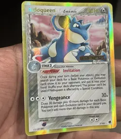 Pokemon Nidoqueen 7/101 Delta Species Holo Dragon Frontiers STAMPED Rare MP 2006 - Image 3