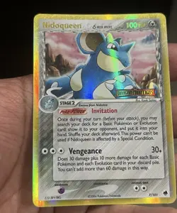 Pokemon Nidoqueen 7/101 Delta Species Holo Dragon Frontiers STAMPED Rare MP 2006 - Image 4