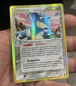 Pokemon Nidoqueen 7/101 Delta Species Holo Dragon Frontiers STAMPED Rare MP 2006 - Image 5