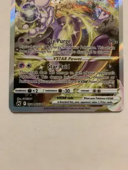 Pokemon Mewtwo VSTAR GG44/GG70 Crown Zenith: Galarian Gallery Holo Ultra Rare - Image 5