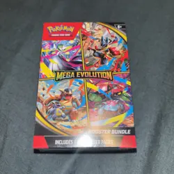 Pokemon TCG Mega Evolution Booster Bundle – Factory Sealed – 6 Booster Packs - Image 1