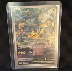 Pokemon Pikachu Illustration Rare Full Art Scarlet & Violet 151 227/165 Holo - Image 1