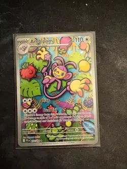 AMBIPOM 107/094 ILLUSTRATION RARE PHANTASMAL FLAMES POKEMON NM/M - Image 1