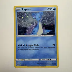 2020 Pokemon TCG Lapras Holo SWSH051 Black Star Promo NM - Image 1