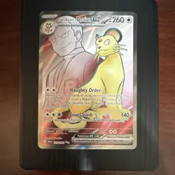 Pokemon Team Rocket's Persian EX Destined Rivals Ultra Rare Holo 219/182 HP260 - Image 1