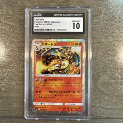 2018 Pokemon Japanese Charizard Holo Tag Bolt 013/095 CGC 10 Gem Mint - Image 1