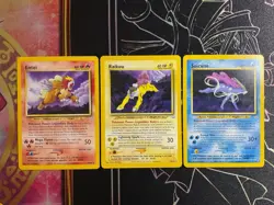 Pokemon 2001 Neo Revelation Raikou Entei Suicune Legendary Beast Set 17 22 27 - Image 1