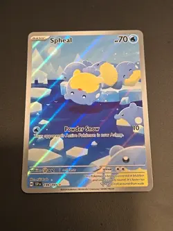 Spheal 199/191 Illustration Rare SV08 SSP Surging Sparks Pokemon TCG NM MINT EN - Image 2