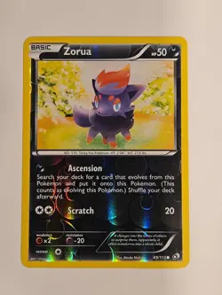 2013 Zorua 89/113 NM Reverse Holo Common Legendary Treasures Pokemon Near Mint - Image 1