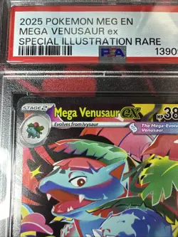 MEGA VENUSAUR EX - 2025 POKEMON MEG EN-MEGA EVOLUTION #177 PSA 9 - Image 3