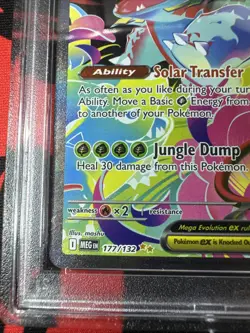 MEGA VENUSAUR EX - 2025 POKEMON MEG EN-MEGA EVOLUTION #177 PSA 9 - Image 4