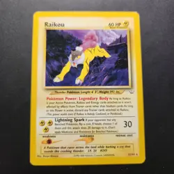 2000 Raikou 22/64 - Neo Revelation Non-Holo Regular Rare - Pokemon TCG - LP - Image 1
