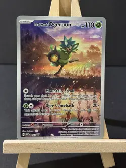 Pokemon TCG Teal Mask Ogerpon EX Scarlet & Violet Twilight Masquerade 123 Promo - Image 1