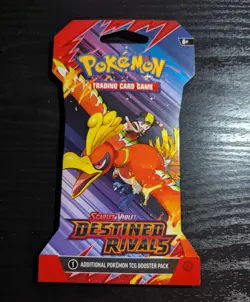 Pokemon Scarlet & Violet Destined Rivals Booster Pack Sealed Blister - Image 1