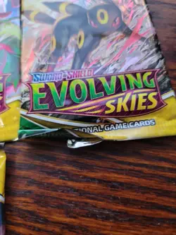 Evolving Skies Pokemon TCG Booster Packs Art Set (4 Packs) FACTORY SEALED - Image 2