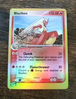 Blaziken 15/109 EX Ruby & Sapphire Reverse Holo Rare Pokemon - Image 1