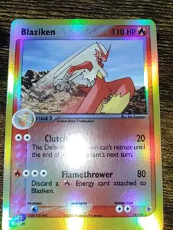 Blaziken 15/109 EX Ruby & Sapphire Reverse Holo Rare Pokemon - Image 2