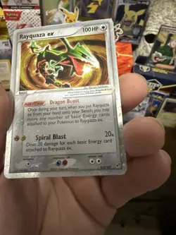 Pokemon TCG: Rayquaza EX 102/107 Deoxys Holo LP- - Image 2