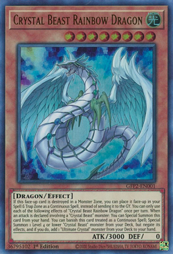 Yu-Gi-Oh! Ghosts From the Past 2 Crystal Beast Rainbow Dragon - Image 1