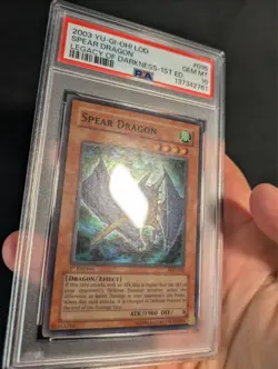 Yugioh Spear Dragon LOD-035 1st Edition Super Rare PSA 10 Gem Mint! - Image 3