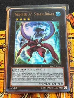 Near Mint Ultra Rare Number 32: Shark Drake GAOV-EN042 Galactic Overlord - Image 1