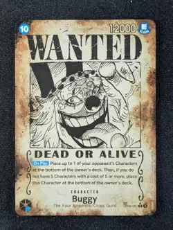 2024 One Piece BUGGY #OP09-051 Emperors in the New World SP Ver. Rare English - Image 1