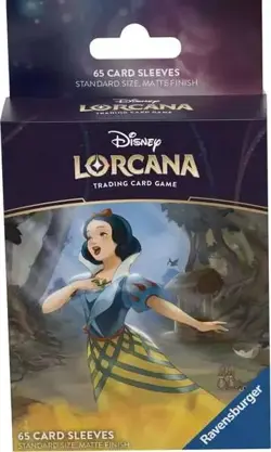NEW Lorcana Card Sleeves (Snow White 65-Pack) TCG Disney NIB - Image 1