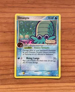 Pokemon TCG Omanyte Legend Maker 60/92 Reverse Holo Card NM Stamped - Image 1