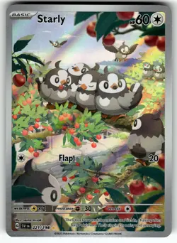 Starly 221/198 SV01: Scarlet & Violet Base Set NM Pokemon Card TCG - Image 1