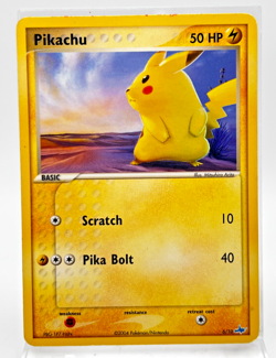Pikachu 6/10 Pokemon Card 2004 Latias Latios Trainer Kit LP - Image 1