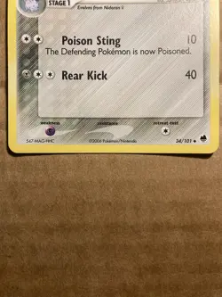 Nidorina Pokemon Card Dragon Frontiers 34/101 Holo LP - Image 4