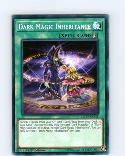 Yu-Gi-Oh TCG Dark Magic Inheritance LEDD-ENA18 1st Edition Common Card NM - Image 1